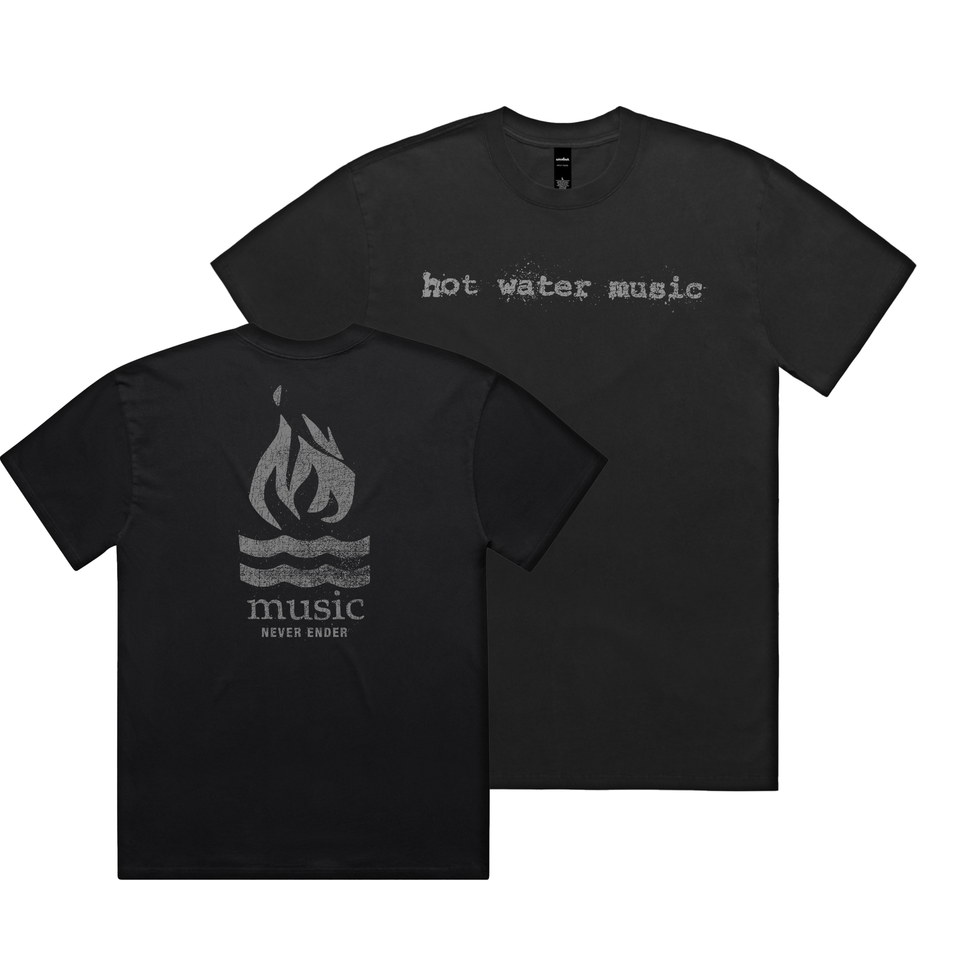 Hot Water Music 'Never Ender' T-Shirt • Devil Dog Distro