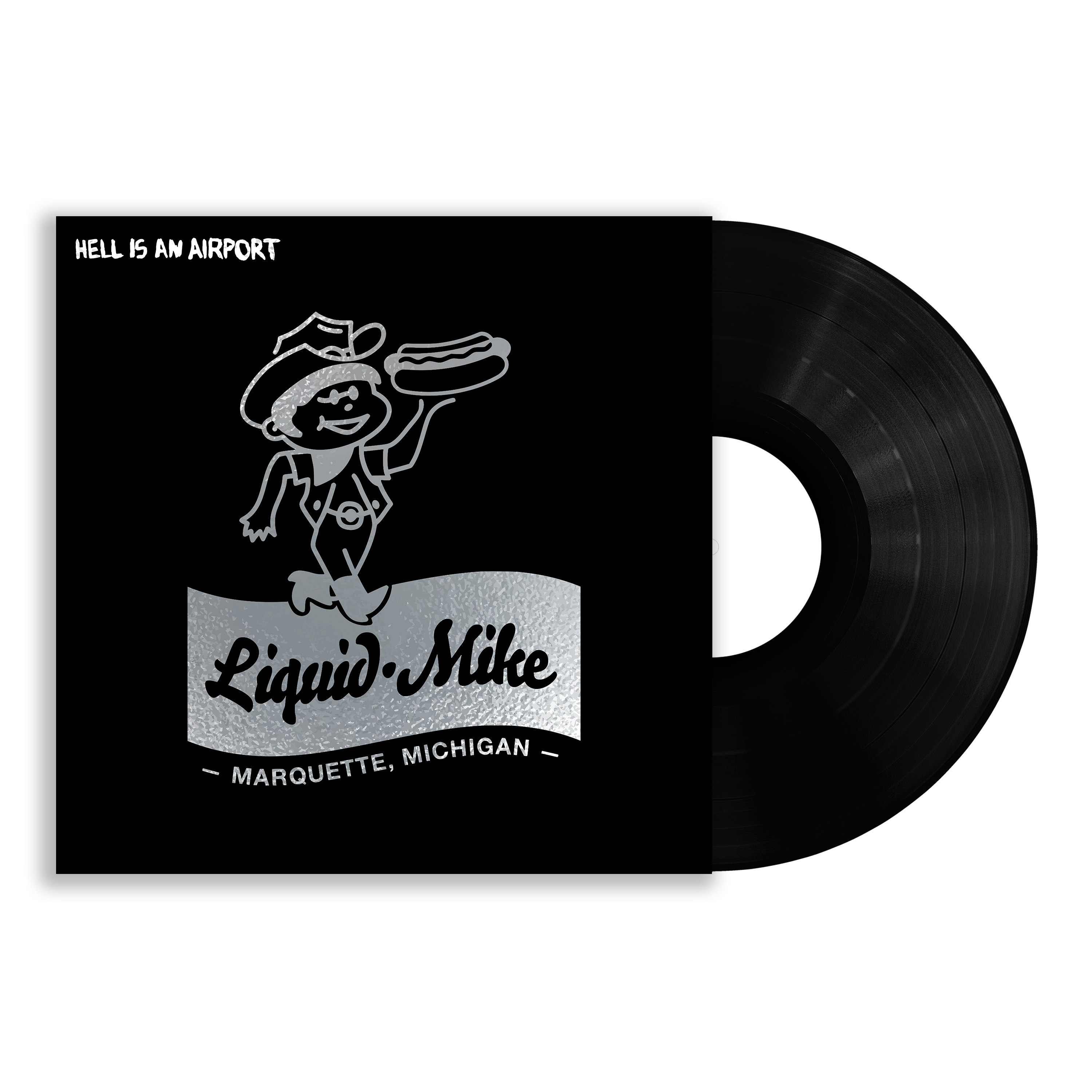 Liquid Mike 'Hell Is An Airport' LP (Test Press) • Devil Dog Distro