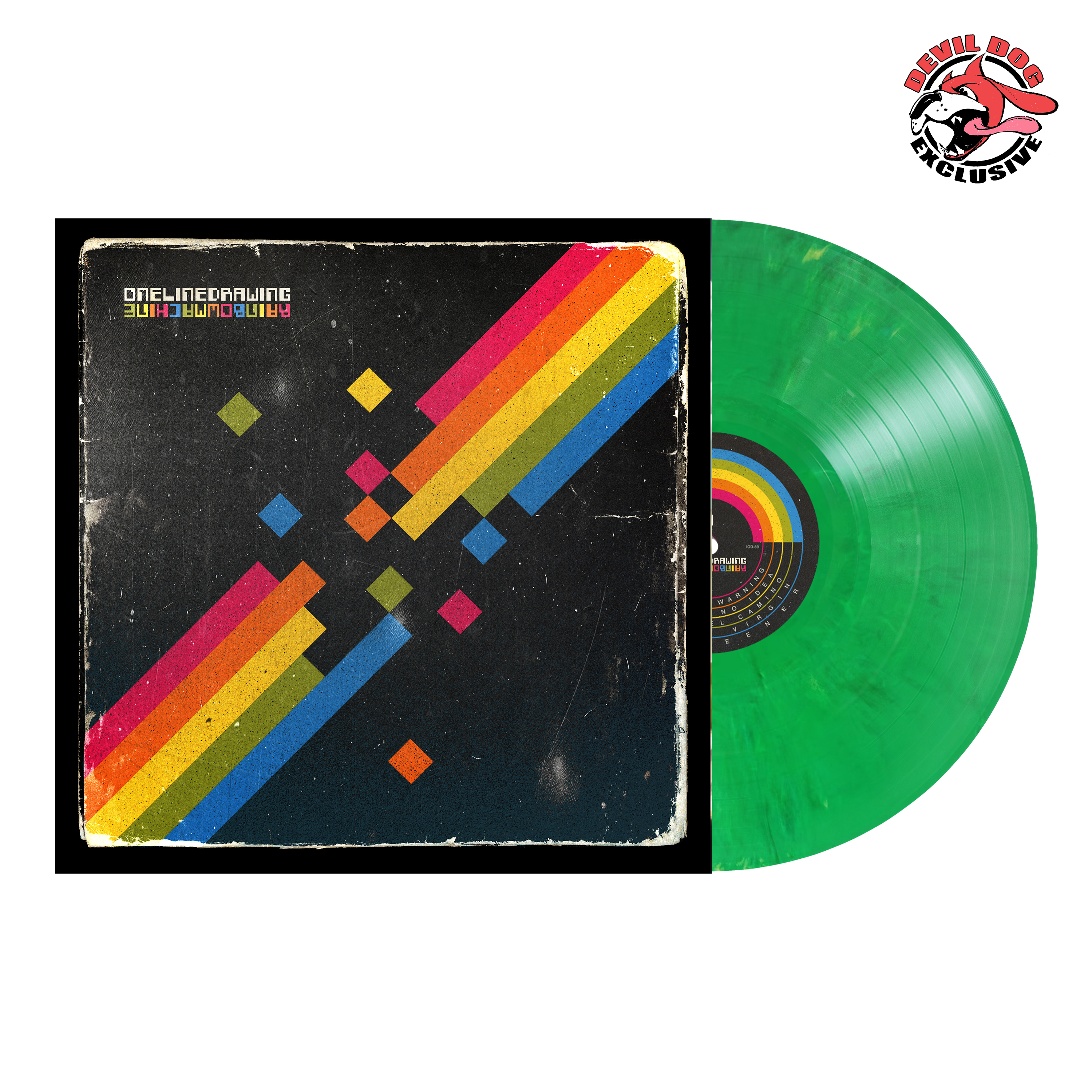 onelinedrawing 'RAINBOWMACHINE' LP (Devil Dog Exclusive) • Devil