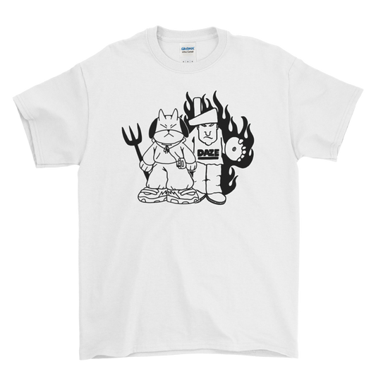 "DAZE & The Dog" White T-Shirt