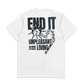 End It "Unpleasant Living" White T-Shirt