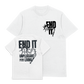 End It "Unpleasant Living" White T-Shirt