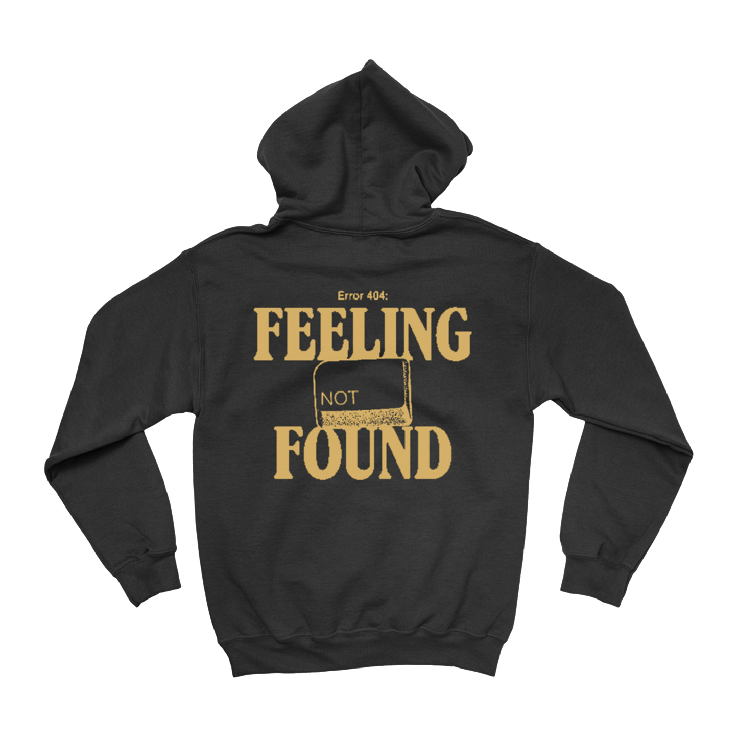 Origami Angel "Feeling Not Found" Hoodie (Black)