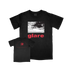 Glare "Clouds" Premium Black T-Shirt