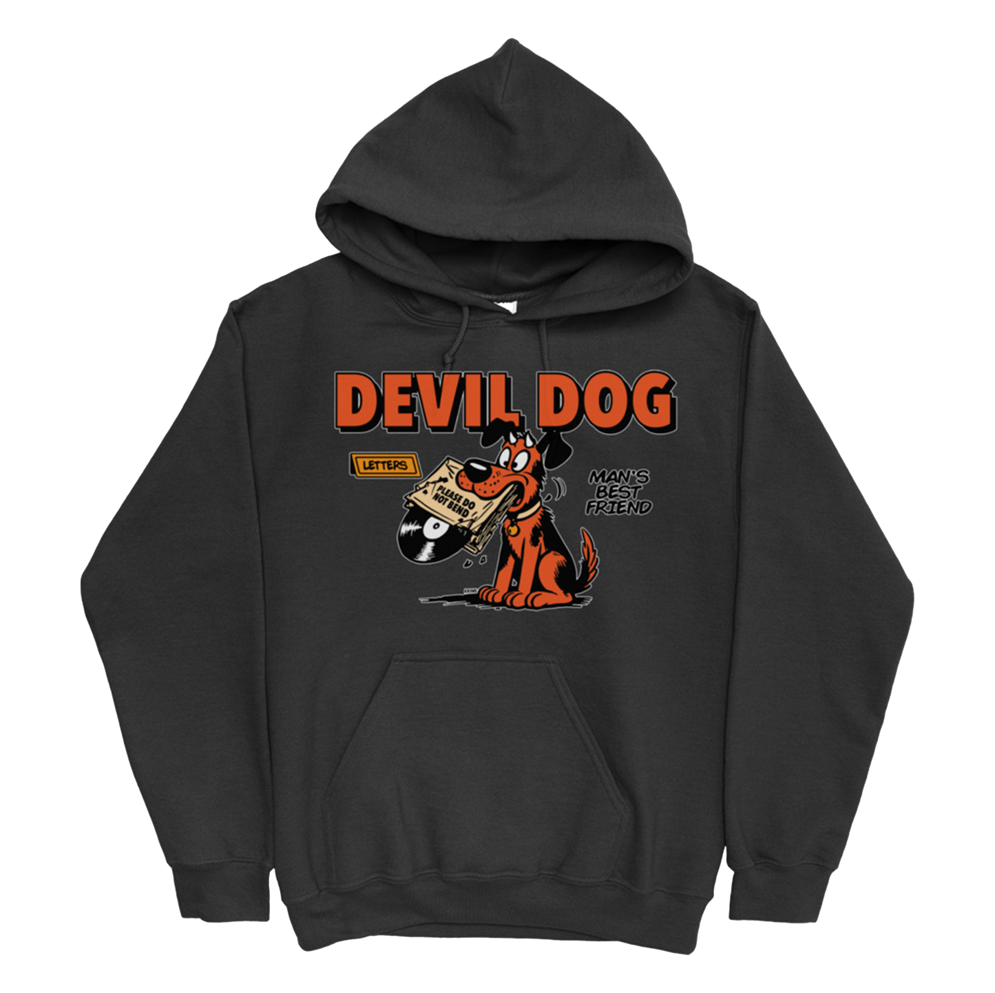 "Man's Best Friend" Black Hoodie