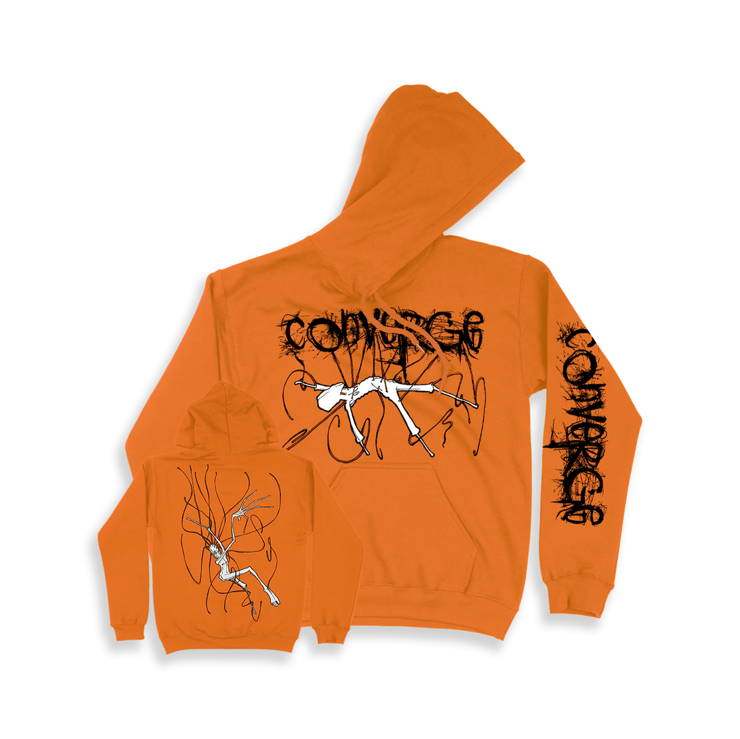 Converge "Forsaken" Premium Hoodie Orange