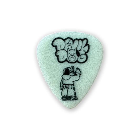 Devil Dog Glow In The Dark Plectrum