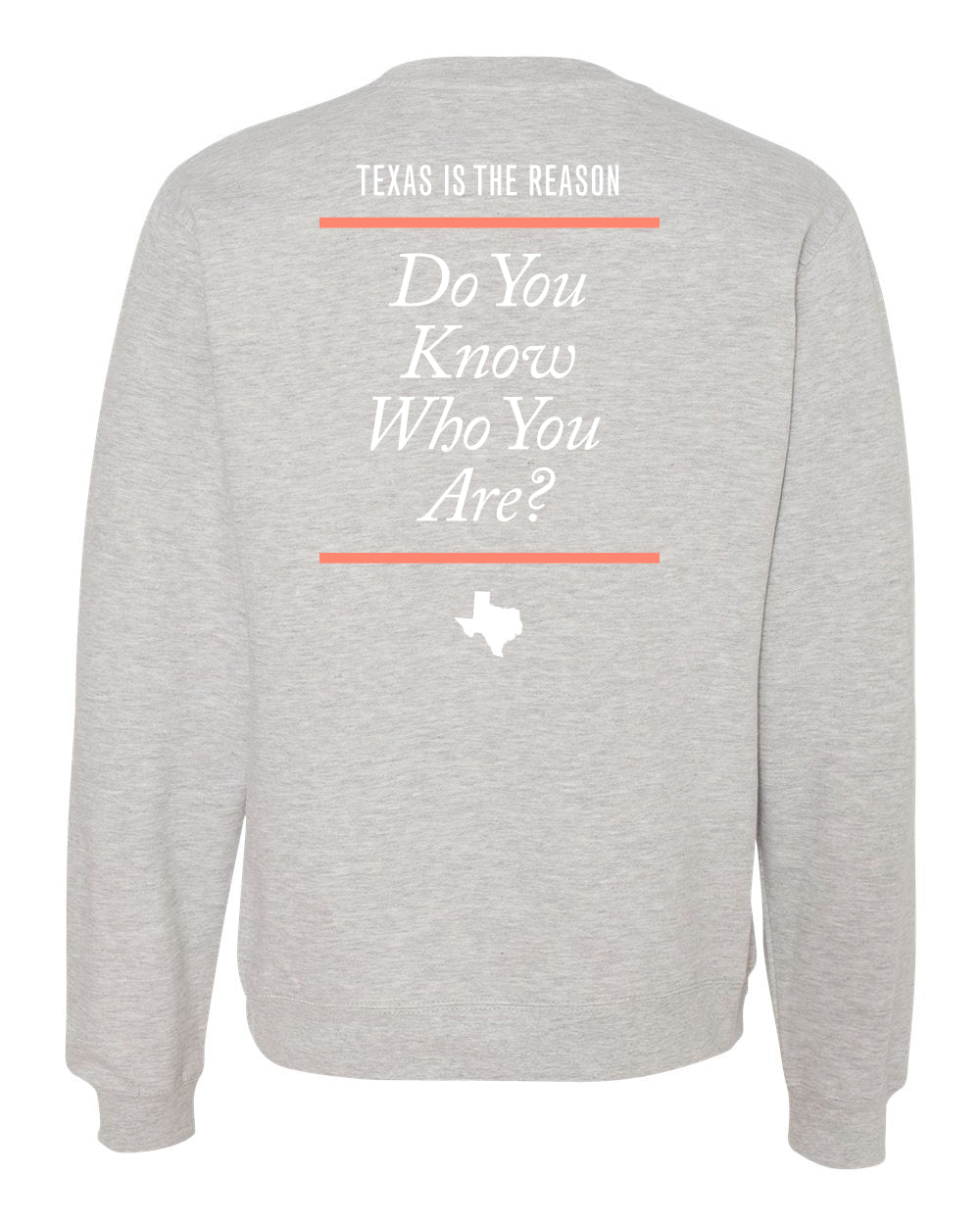 Texas Is The Reason "Logo (Heather Grey)" Crew Sweatshirt