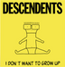Descendents "I Don't Want To Grow Up" CS