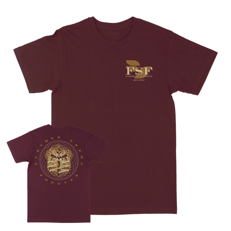 Further Seems Forever "Hide Nothing" Burgundy T-Shirt