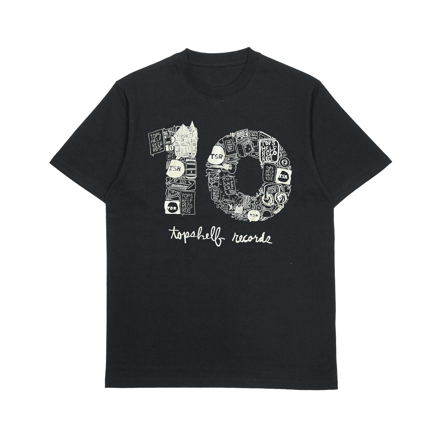 Topshelf "10th Anniversary" T-Shirt Black