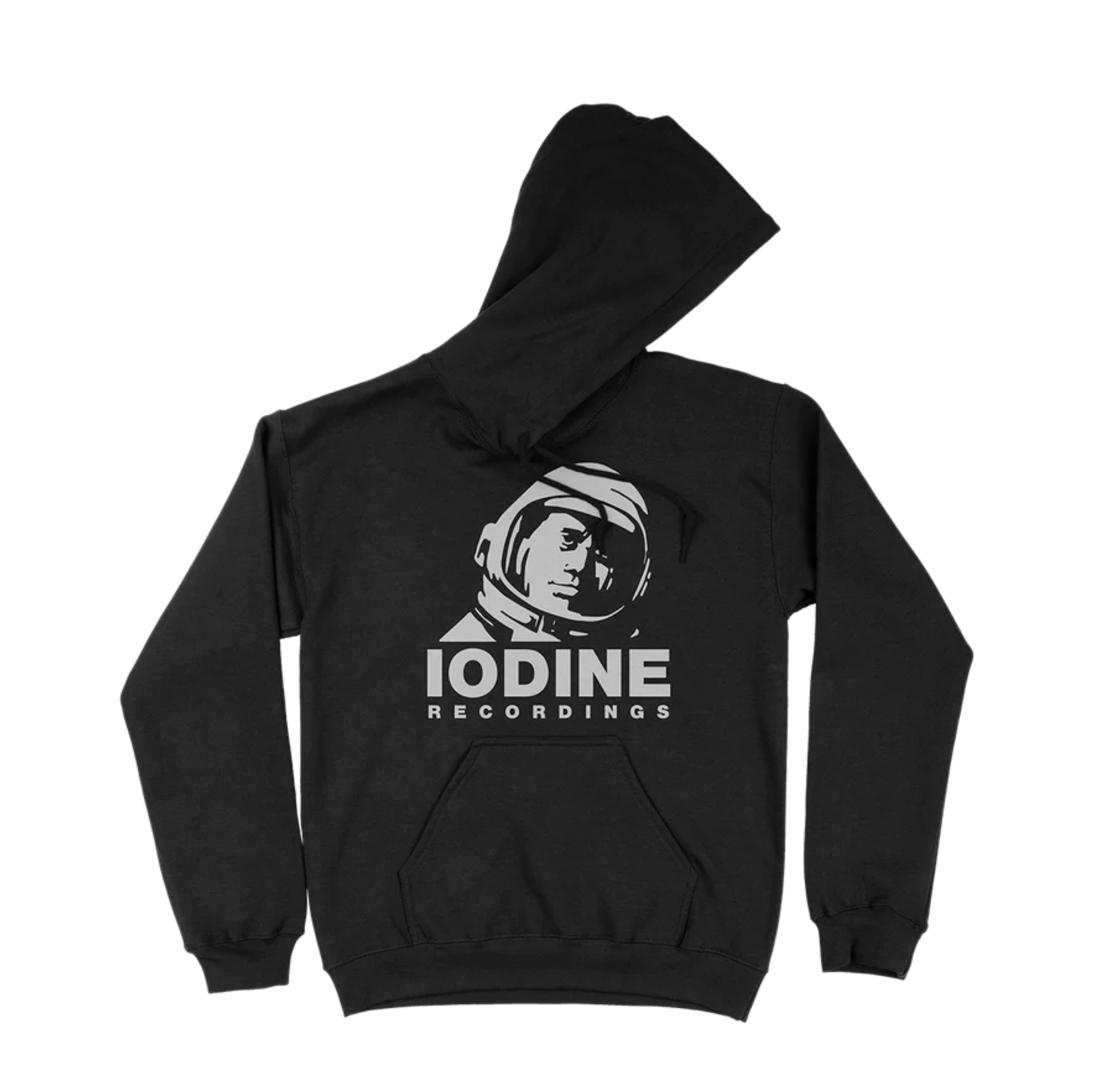 Iodine Recordings “Spaceman” Black Hooded Sweatshirt