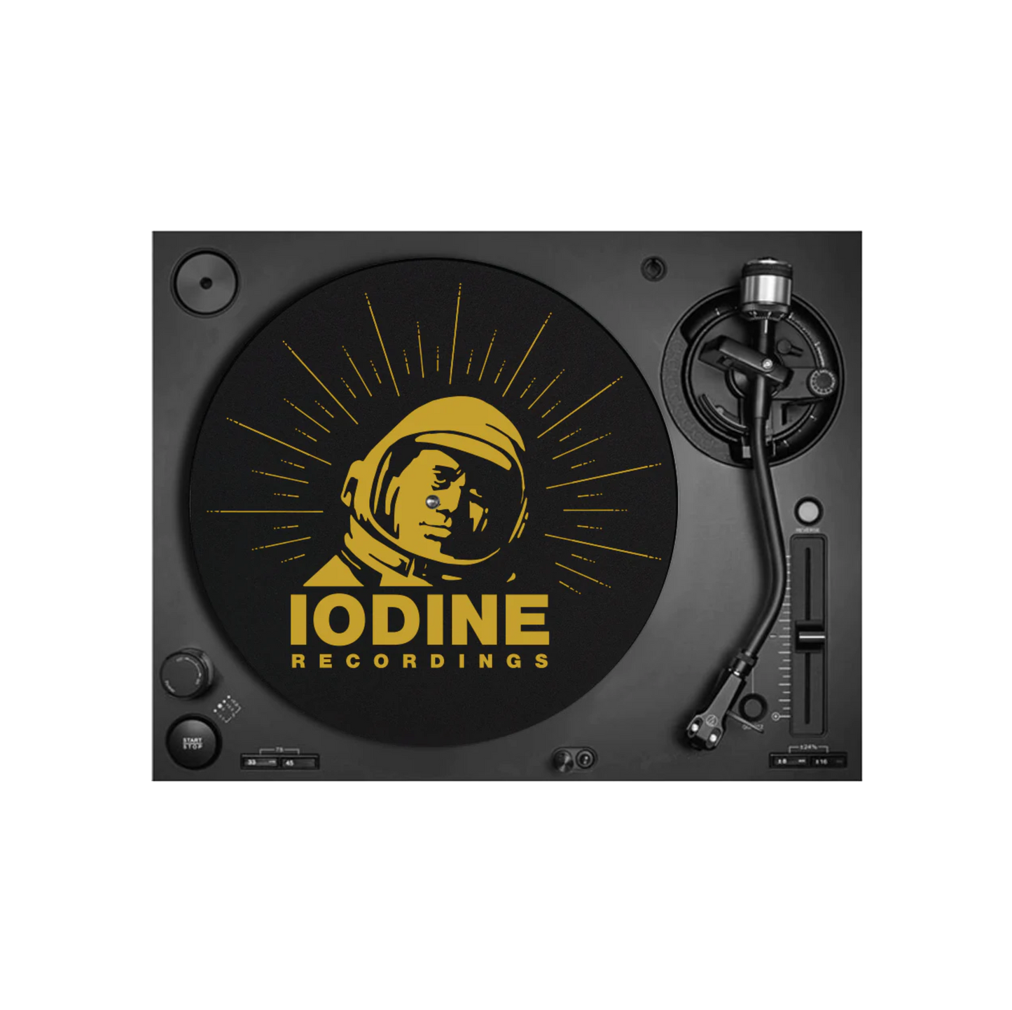 Iodine Recordings "Spaceman Logo" Slipmat