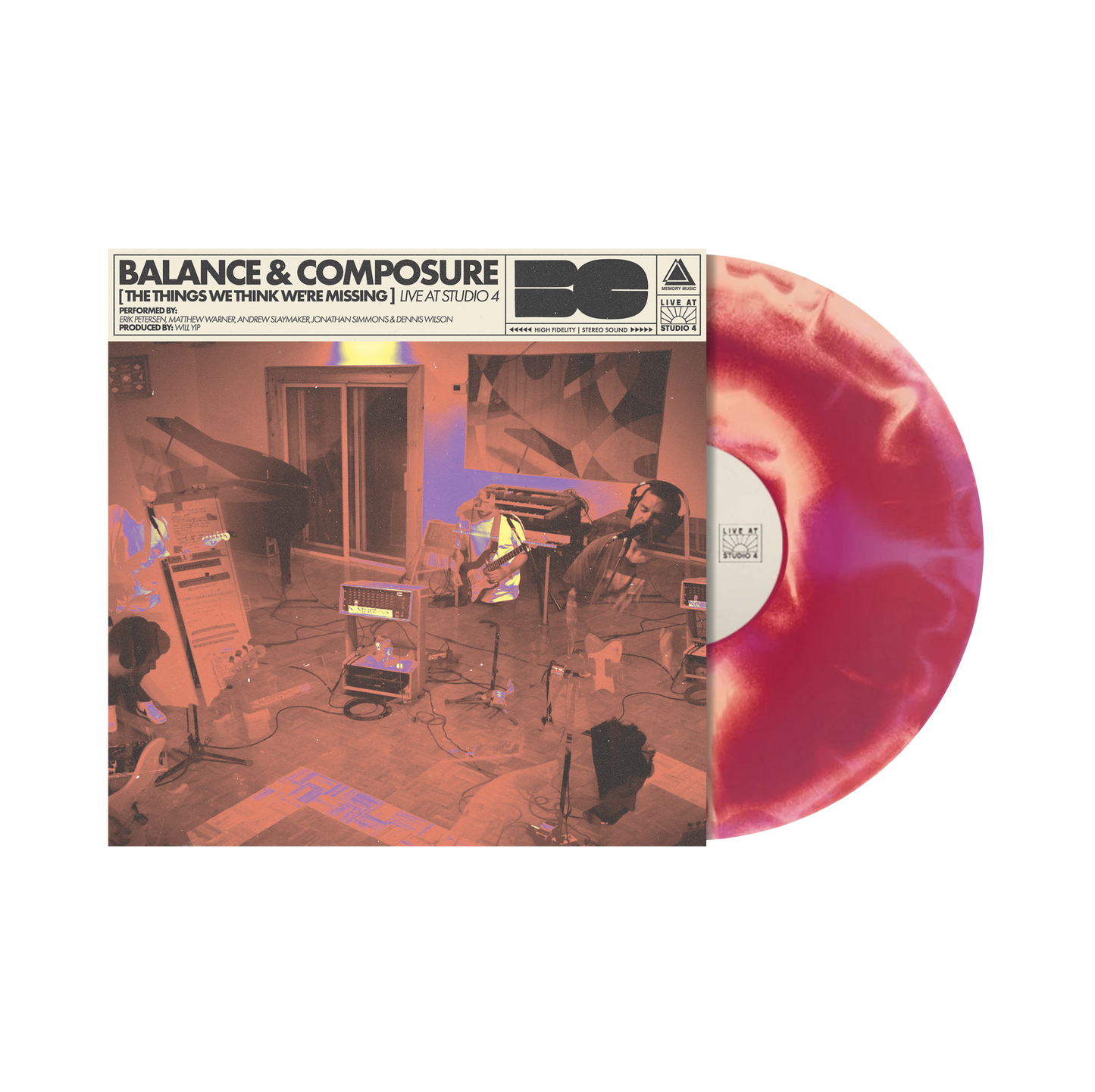 Balance & Composure  "The Things We Think We're Missing Live at Studio 4" LP