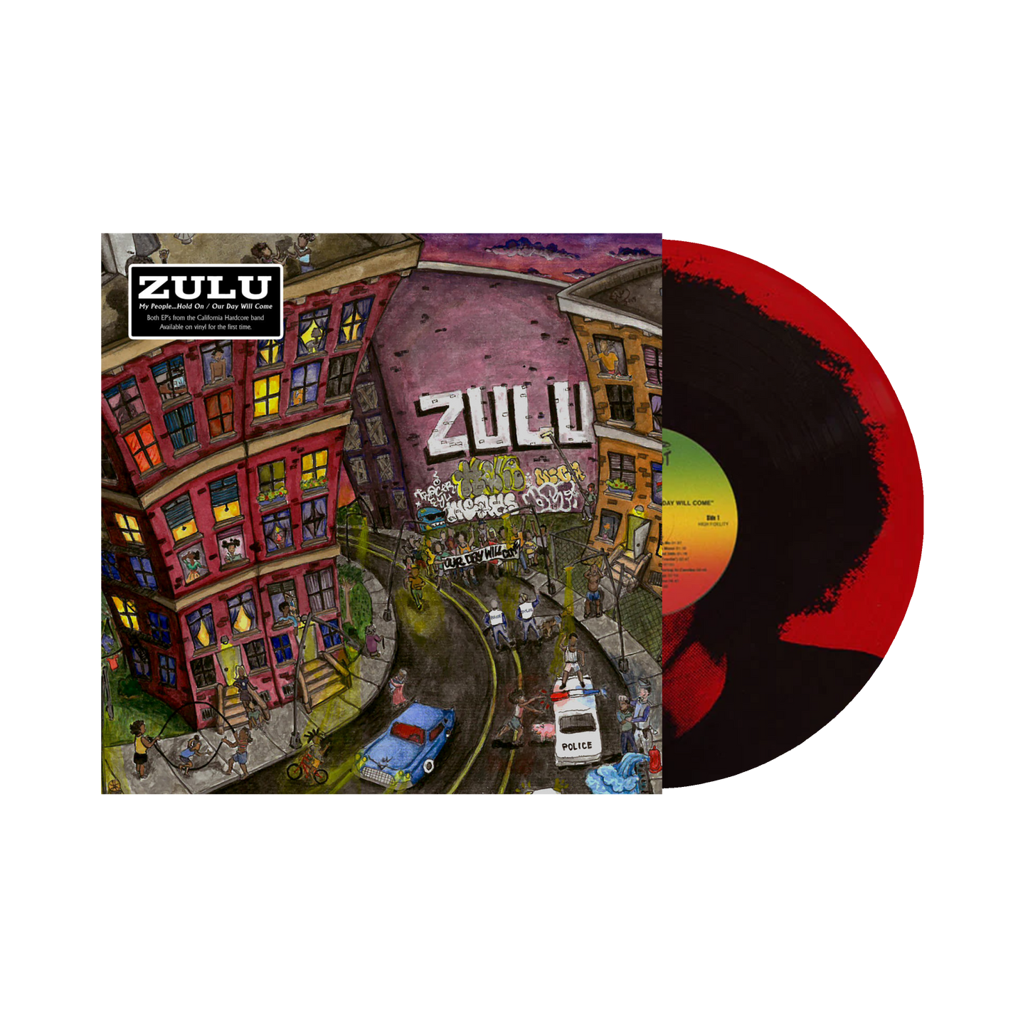 ZULU  "My People...Hold On/ Our Day Will Come" LP