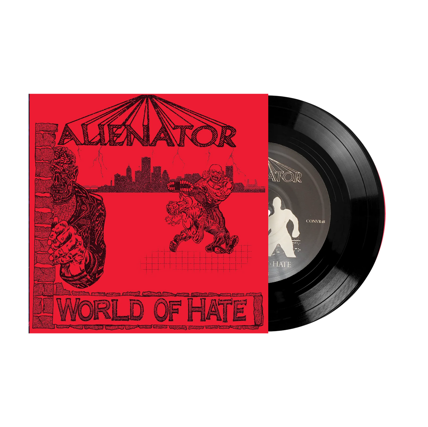 Alienator "World Of Hate"  7"