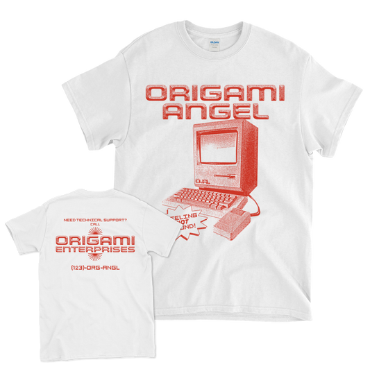 Origami Angel "Computer" T-Shirt (White)