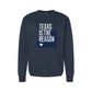 Texas Is The Reason "Logo (Navy)" Crew Sweatshirt