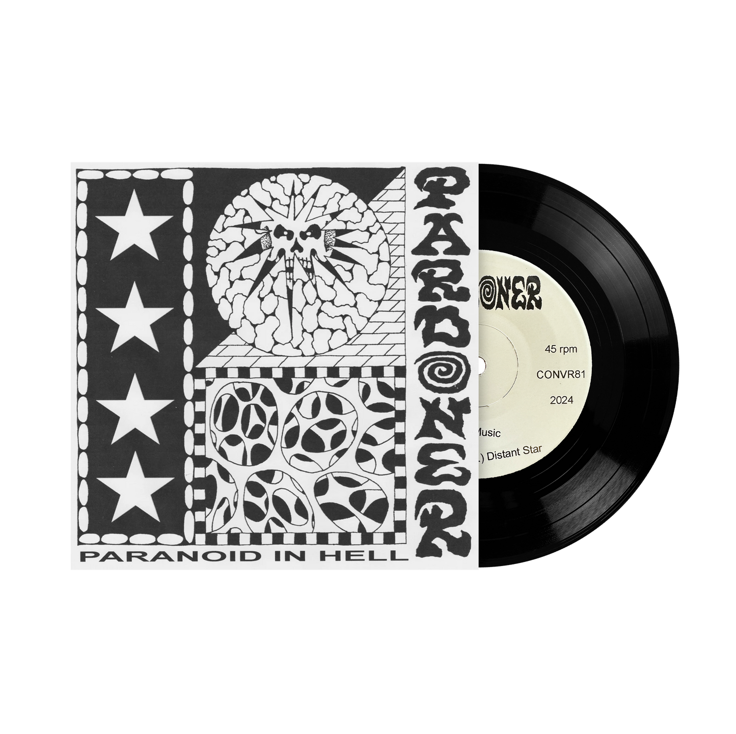 Pardoner "Paranoid In Hell" 7"