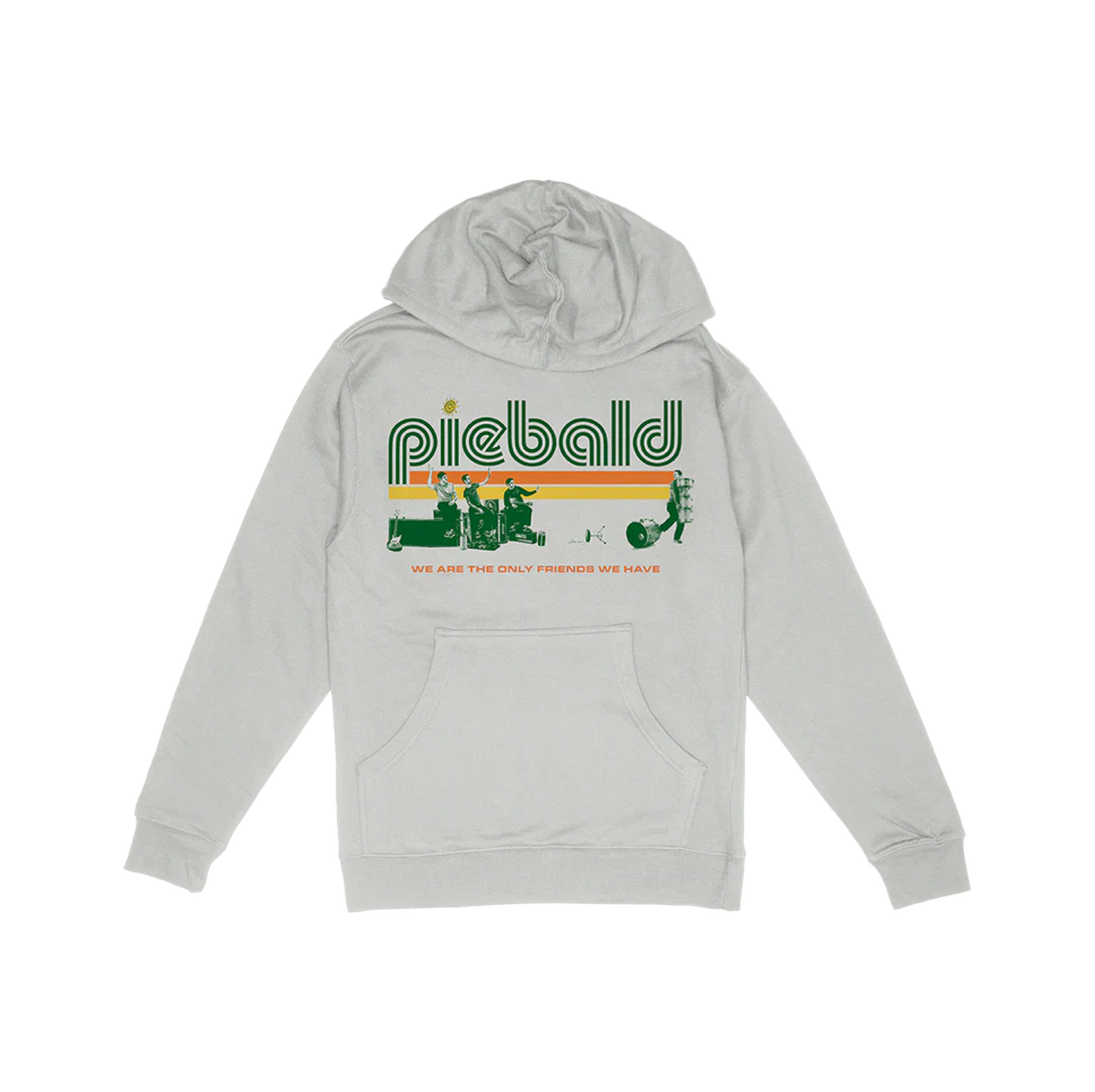 Piebald "King of the Road" Smoke Hooded Sweatshirt