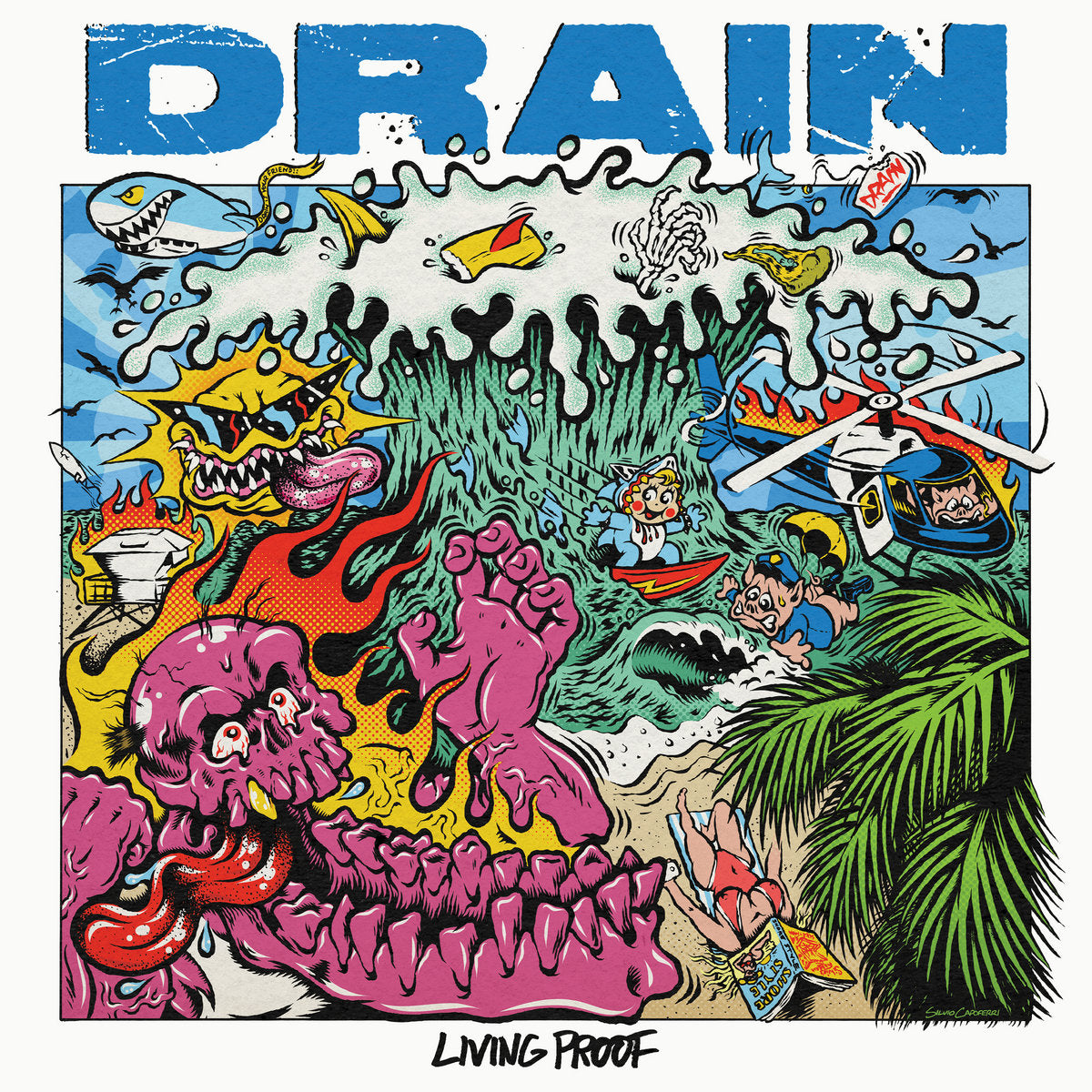 Drain  "Living Proof" LP