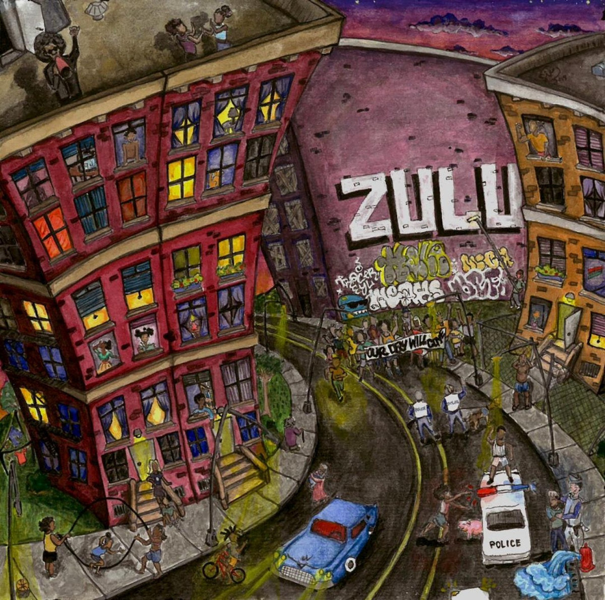 ZULU  "My People...Hold On/ Our Day Will Come" LP